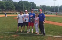 Christopher League players and parents were sent to see the Rome Braves baseball team summer 2015 funded by the NVN Foundation.