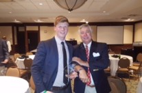 Carson Fick, 2018 recipient of the DKE Chapter Presidents award. Carson is a Michigan State student.