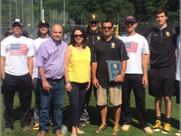 NYO Nick Napolitano Best Buddy award for 2016 goes to Coach Dan Giordano and his Oglethorpe College volunteers.